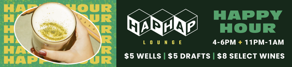 Happy Hour at Hap Hap Lounge